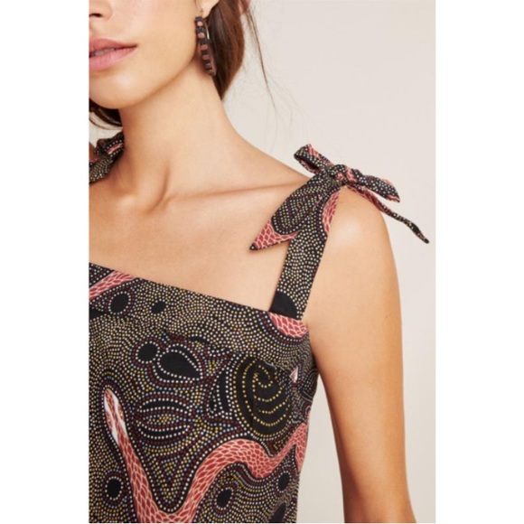 Anthro Corey Lynn Calter Ibiza Snake Print Blouse - Picture 4 of 11